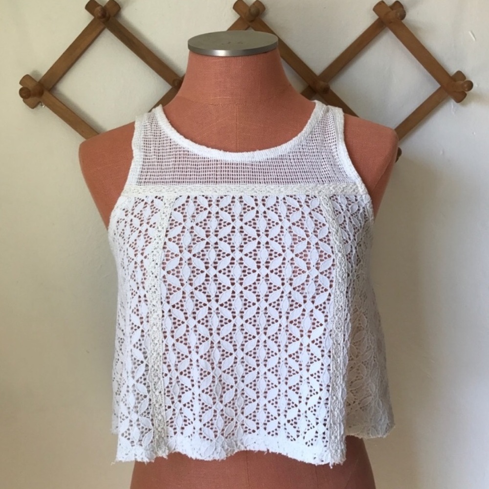Free People Lace Crop Top